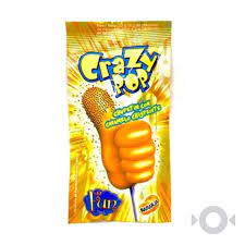 CRAZY POP NARANJA TIRA x5un